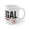 Kubek 330ml z nadrukiem Półlegal